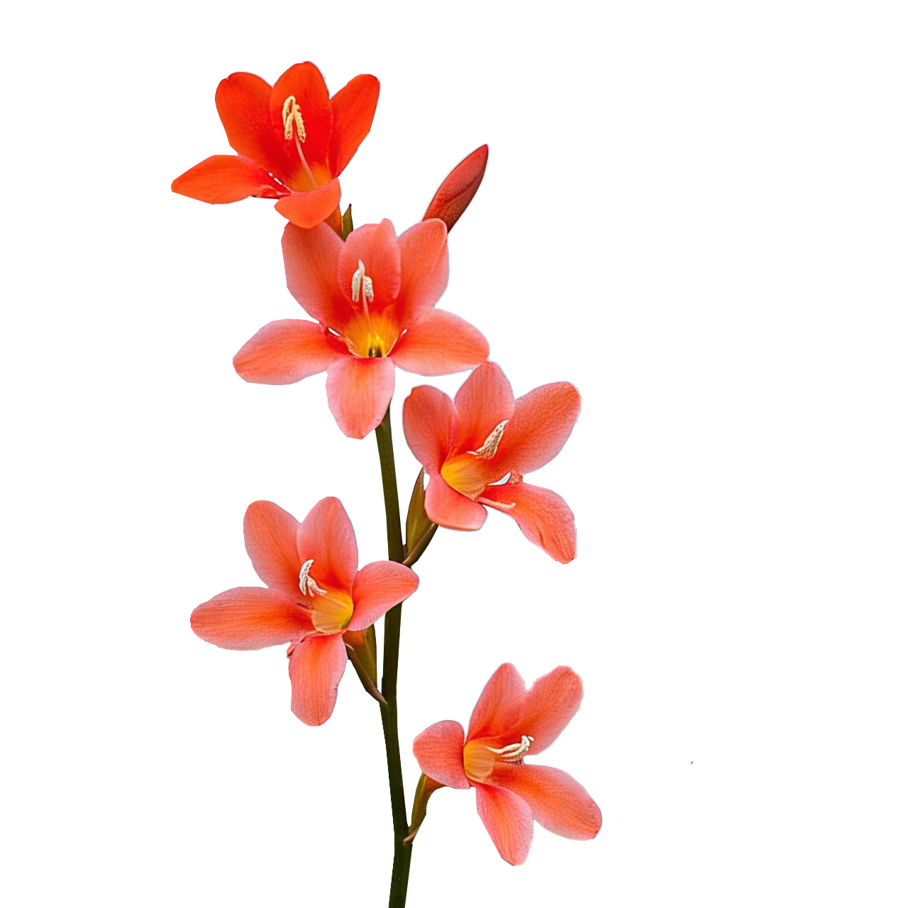 Watsonia Meriana - Coral - 5 bulbs p-pack